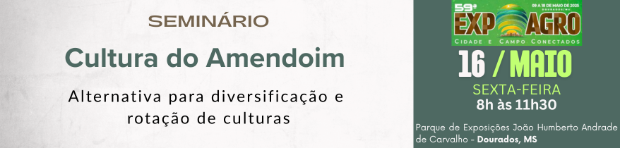 Logo do evento Seminário: Amendoim - alternativa para diversificação e rotação de culturas